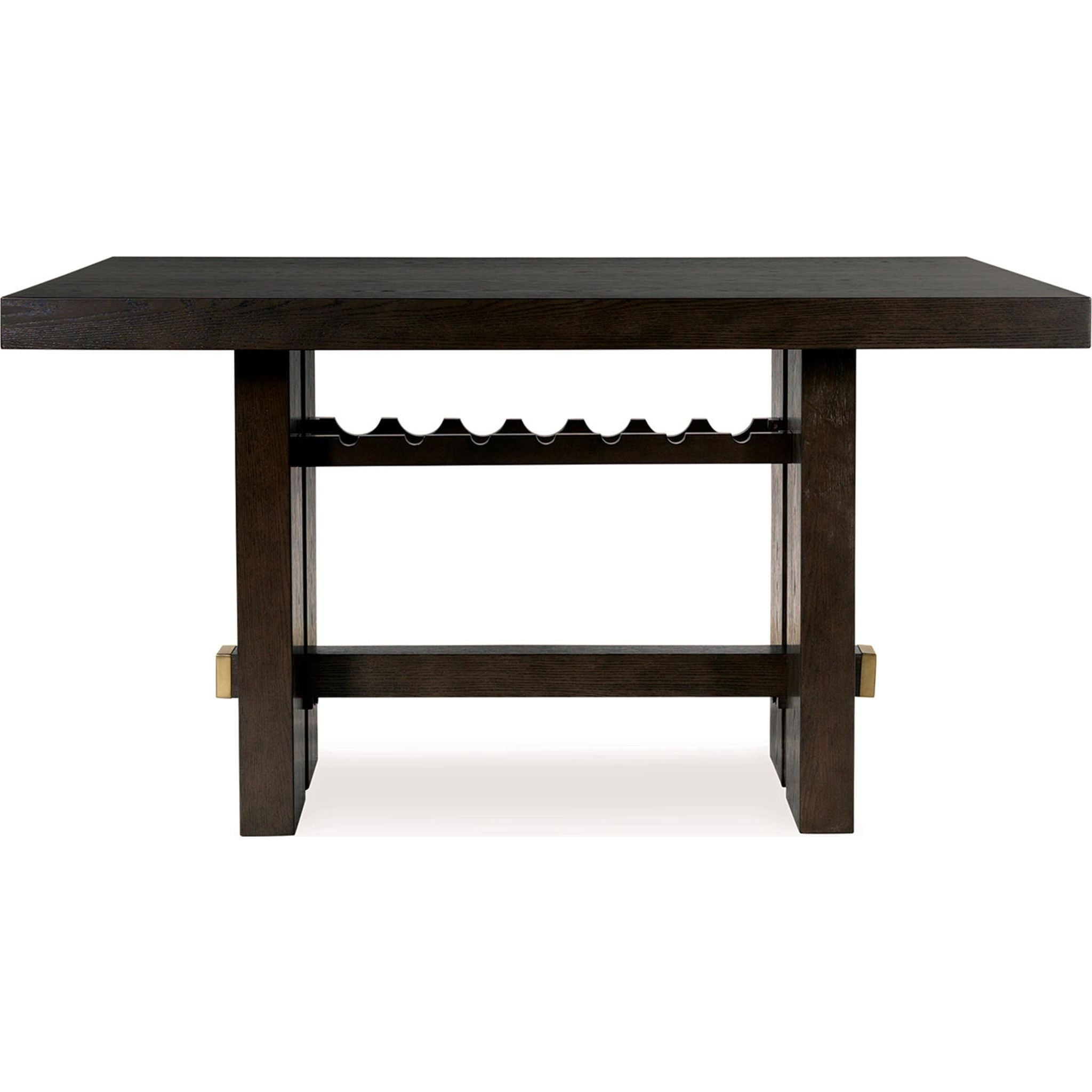 Burkhaus Counter Height Table - Dark Brown - (D984-32)