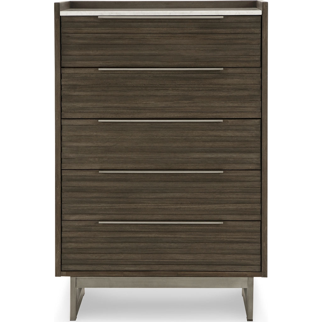 Arkenton Chest - Grayish Brown/White