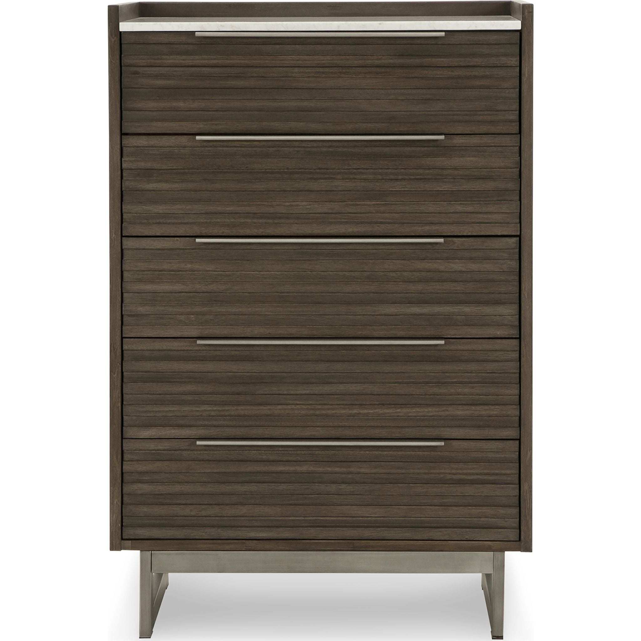 Arkenton Chest - Grayish Brown/White