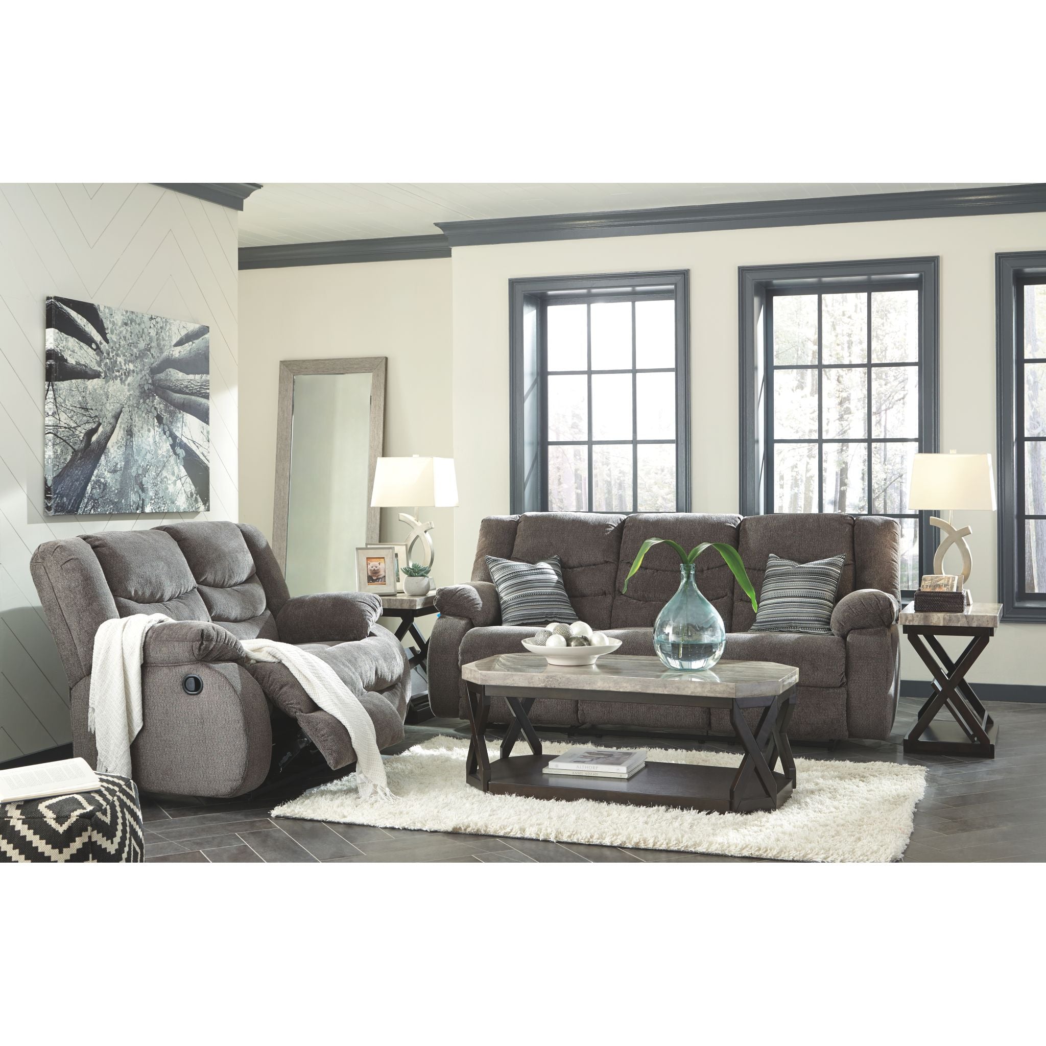 Tulen Reclining Sofa - Gray