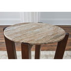 Tanidore End Table - Warm Brown