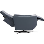 Lune Power Swivel Chair - Madras Blue