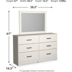 Stelsie Panel Bedroom - White