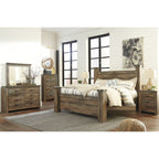 Trinell Poster Bed - Brown