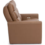 Valmont Power Reclining Loveseat With Power Headrest - Verona Russet