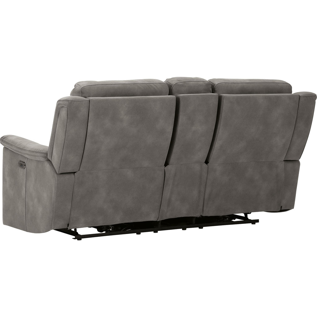 Next-Gen Power Reclining Loveseat with Console - Slate