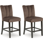 Jeshina Counter Height Stool - Mocha - (PCD581-124)