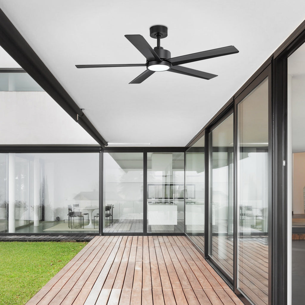 Breezary 65/52/42 5-Blade LED Ceiling Fan with Light Kit and Remote