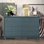 55.1 Wide Double Bedroom Dresser with Storage Drawers