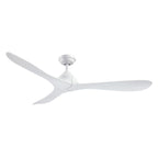 56 Modern Black 3-Blade Propeller DC Ceiling Fan with Remote