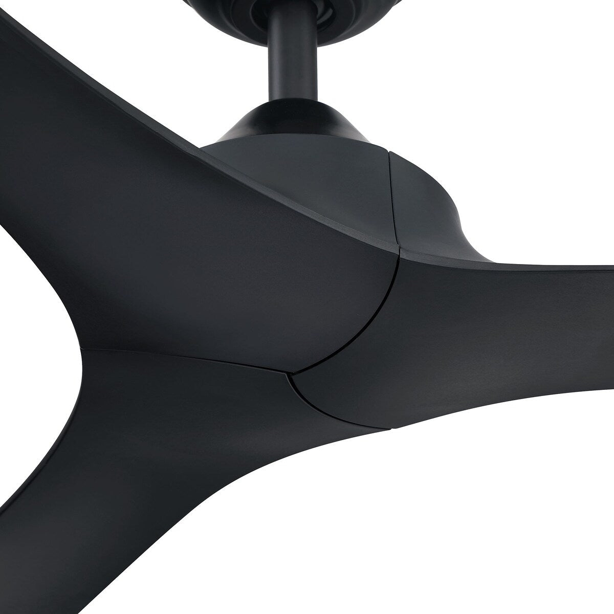 56 Modern Black 3-Blade Propeller DC Ceiling Fan with Remote
