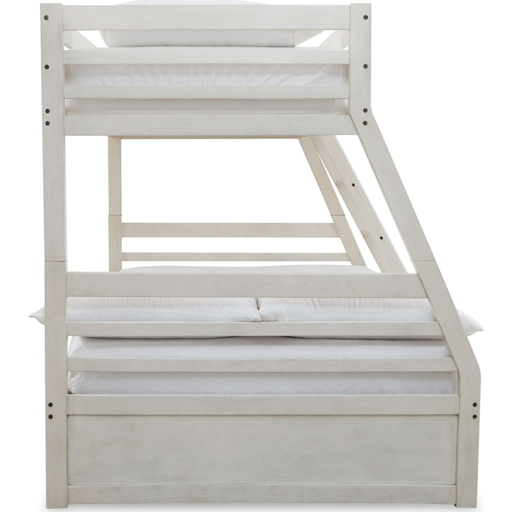 Robbinsdale Twin/Full Bunk Bed with Storage - Antique White