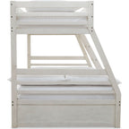 Robbinsdale Twin/Full Bunk Bed with Storage - Antique White