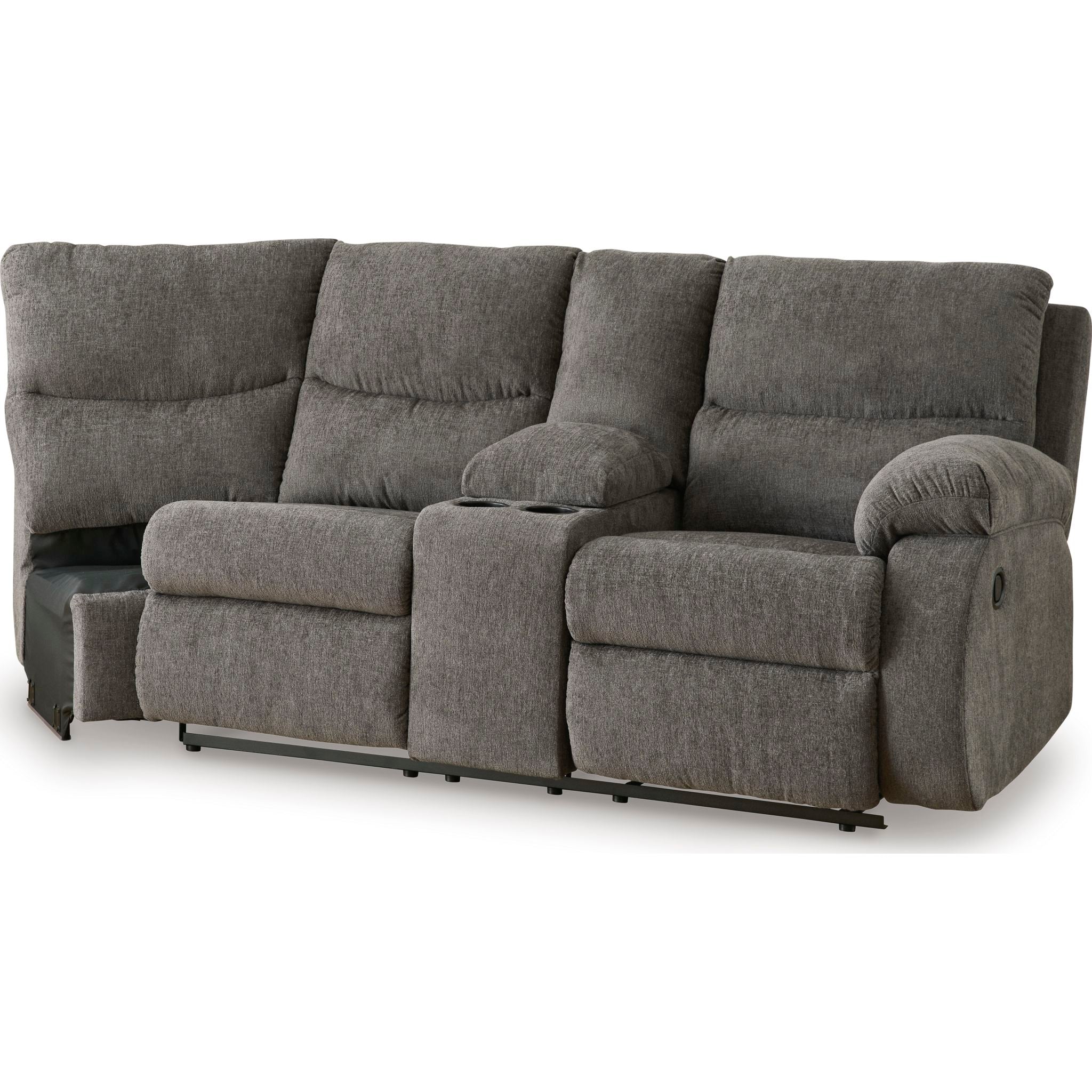 Museum 2 Piece Reclining Sectional with Console
