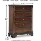 Trellington Chest - Brown