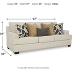 Heartcort Sofa - Quartz