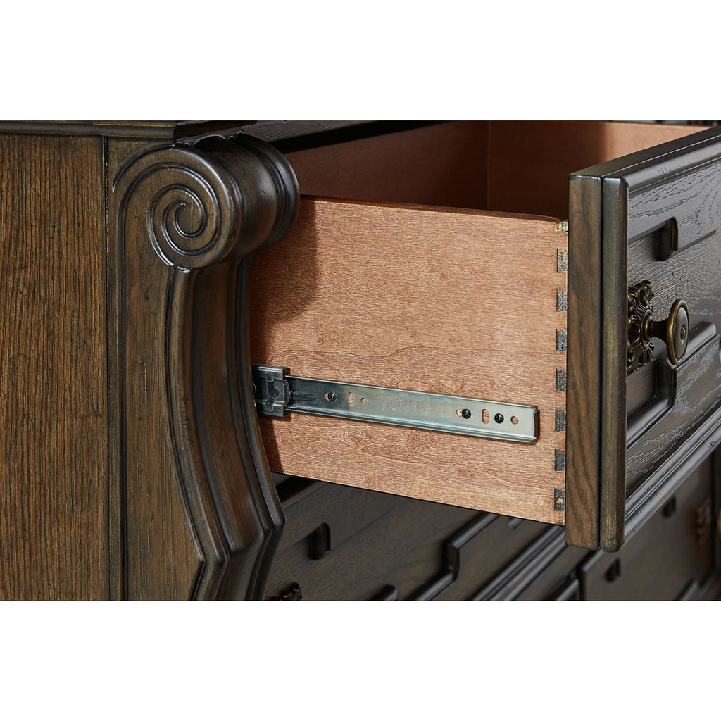 Maylee Dresser and Mirror - Dark Brown