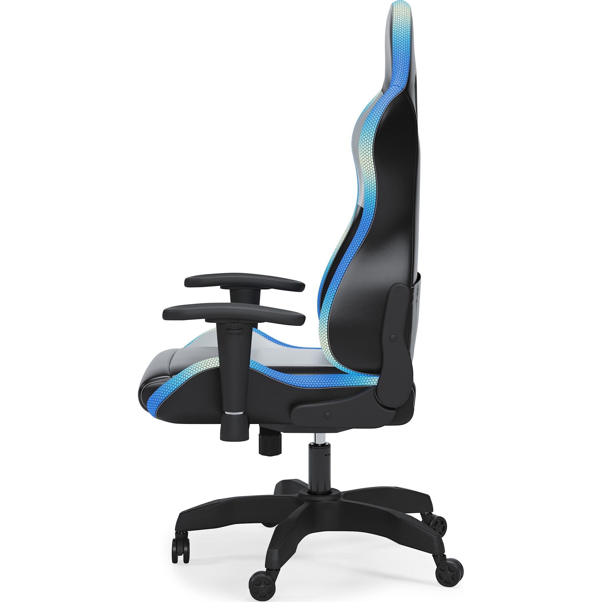 Lynxtyn Swivel Gaming Chair - Black/Gray