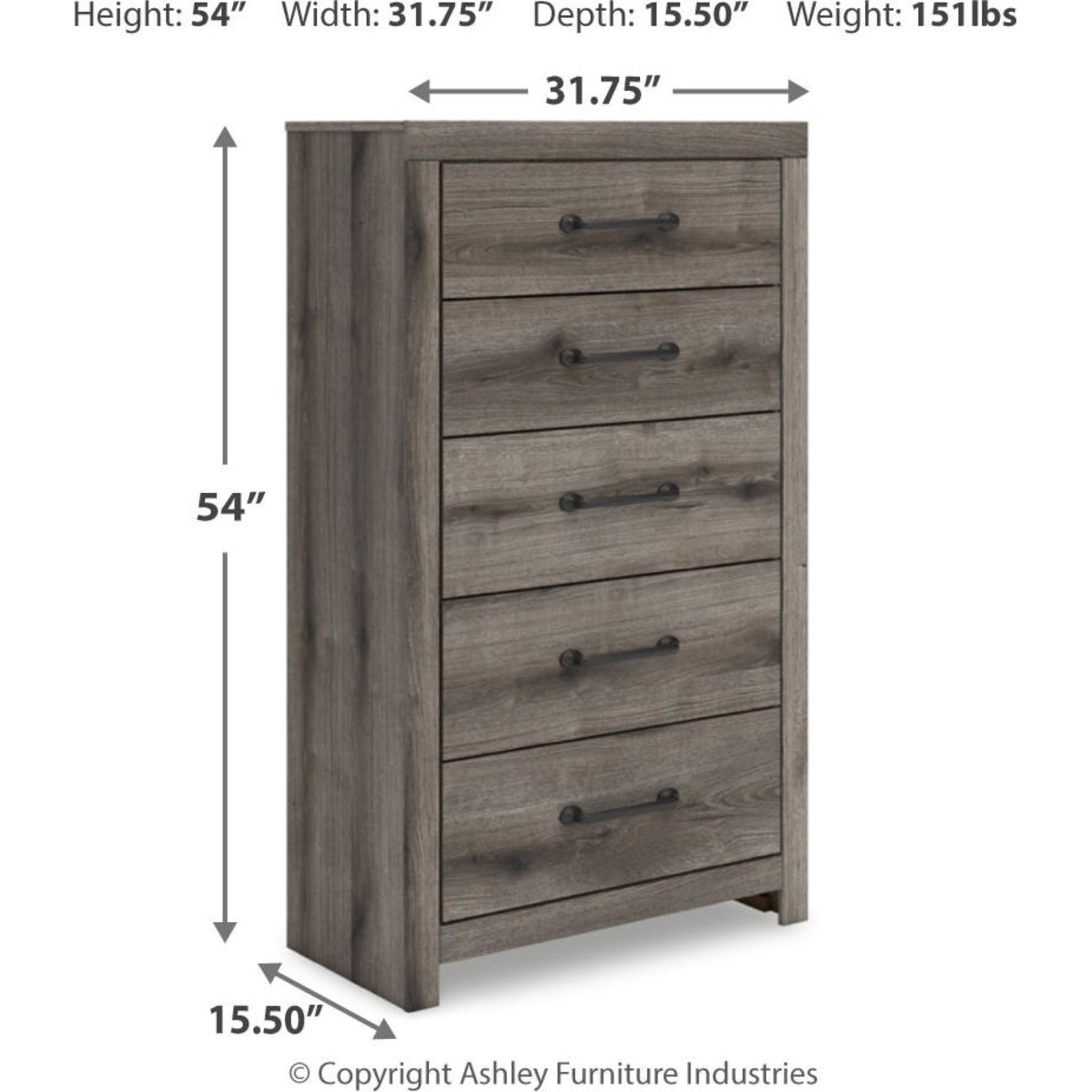 Graystorm Chest - Brown Gray