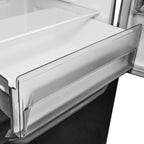 Danby Bottom Mount Fridge (DBMF100B1SLDB) - Stainless Look
