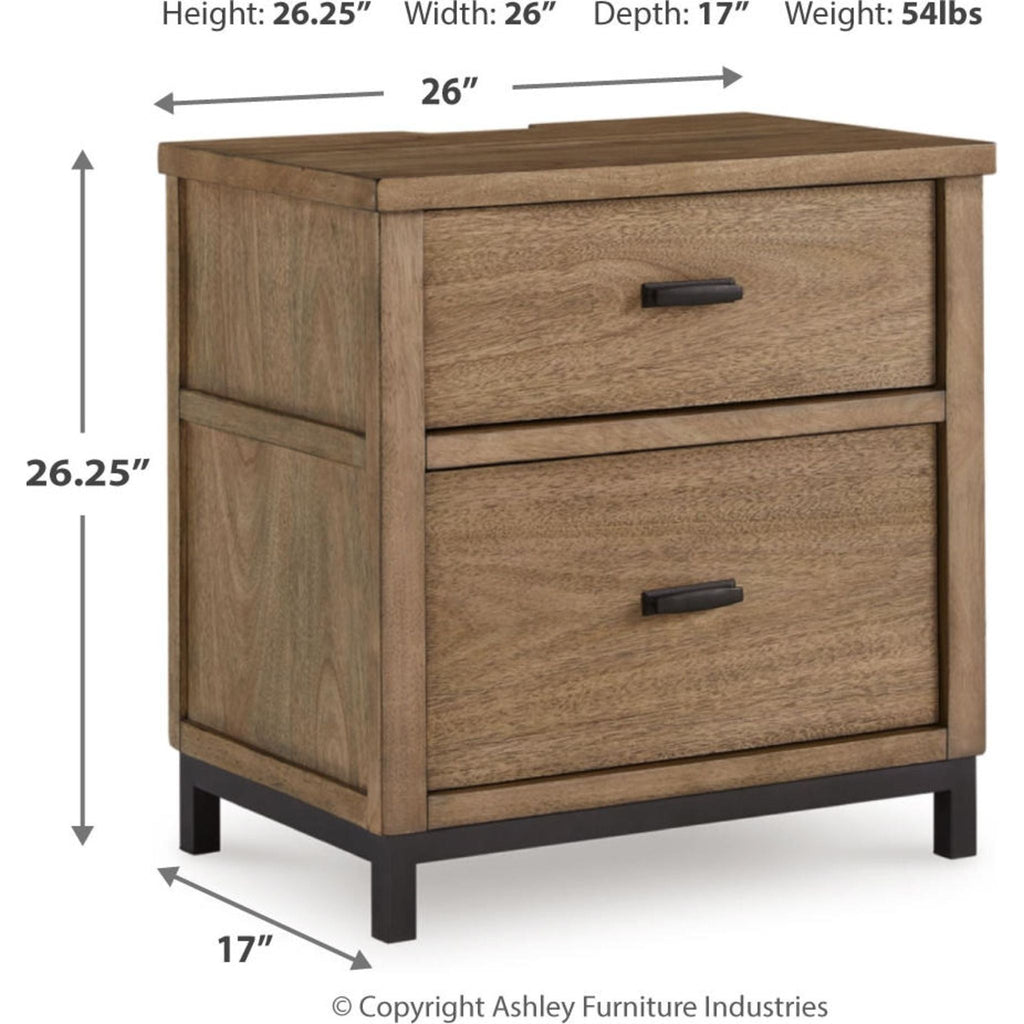 Tomtyn Nightstand - Light Brown