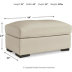 Treasure Trove Ottoman - Almond