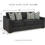 Wryenlynn Sofa - Onyx