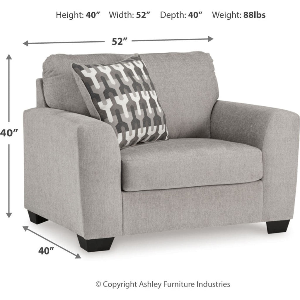 Avenal Park Oversized Chair - Flannel