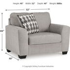 Avenal Park Oversized Chair - Flannel