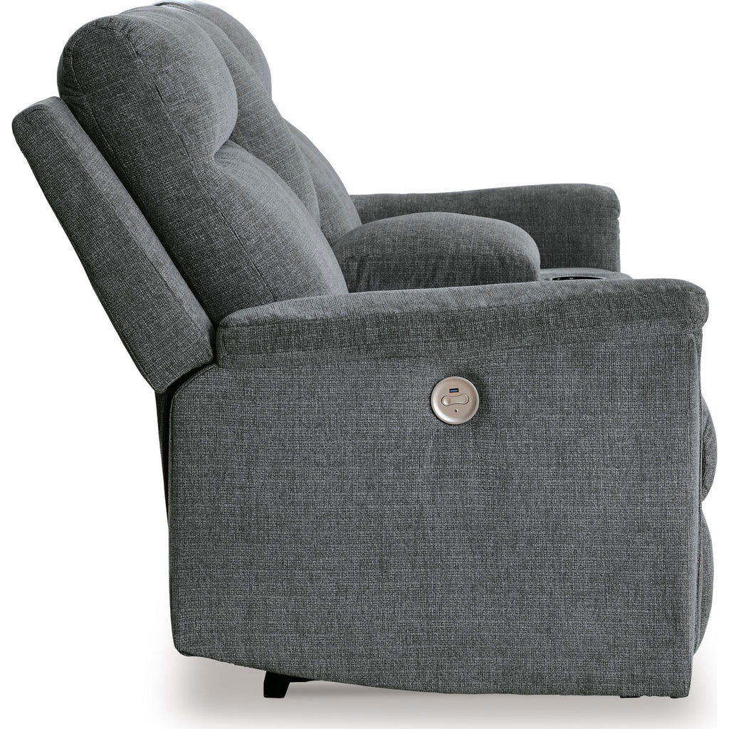 Barnsana Power Reclining Loveseat with Console