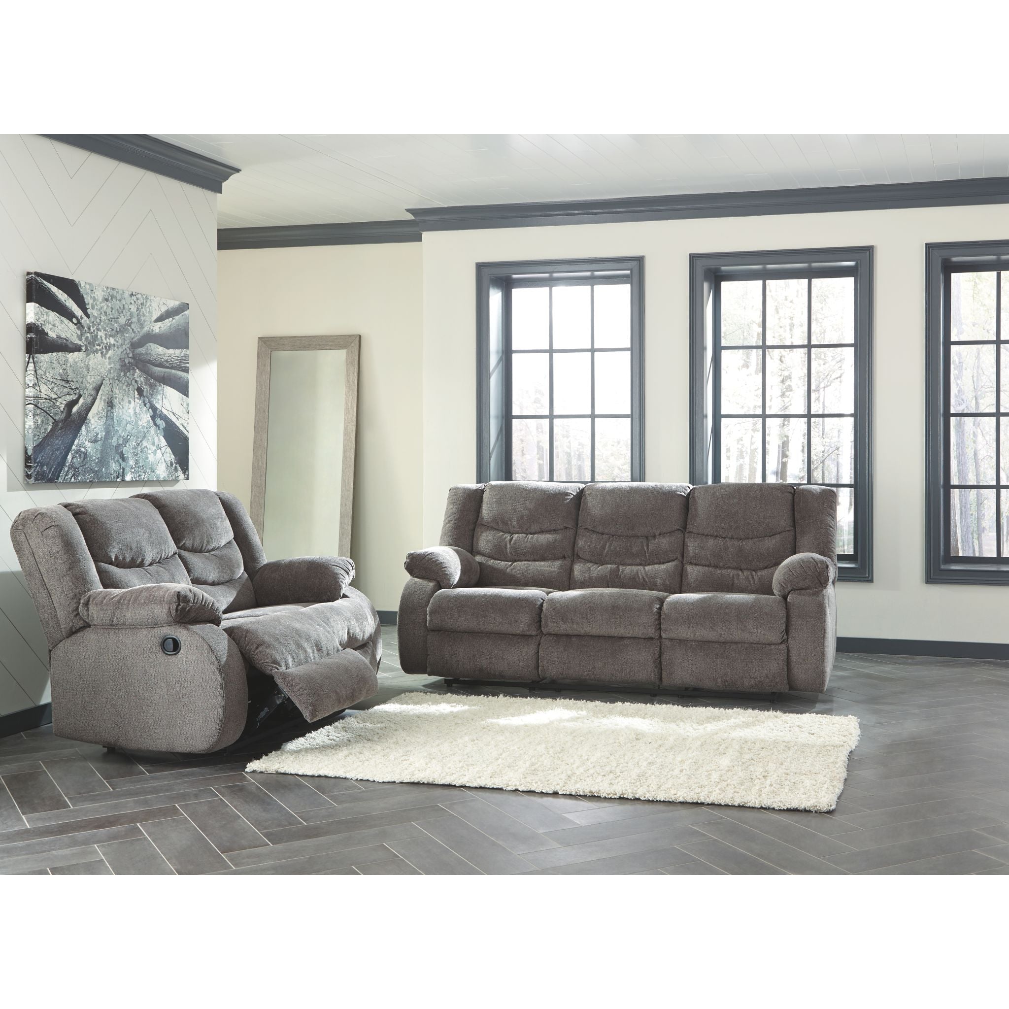 Tulen Reclining Sofa - Gray