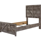 Wynnlow Crossbuck Panel Bed - Gray