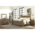 Trinell Poster Bed - Brown