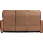 Valmont Power Reclining Sofa With Power Headrest - Verona Russet