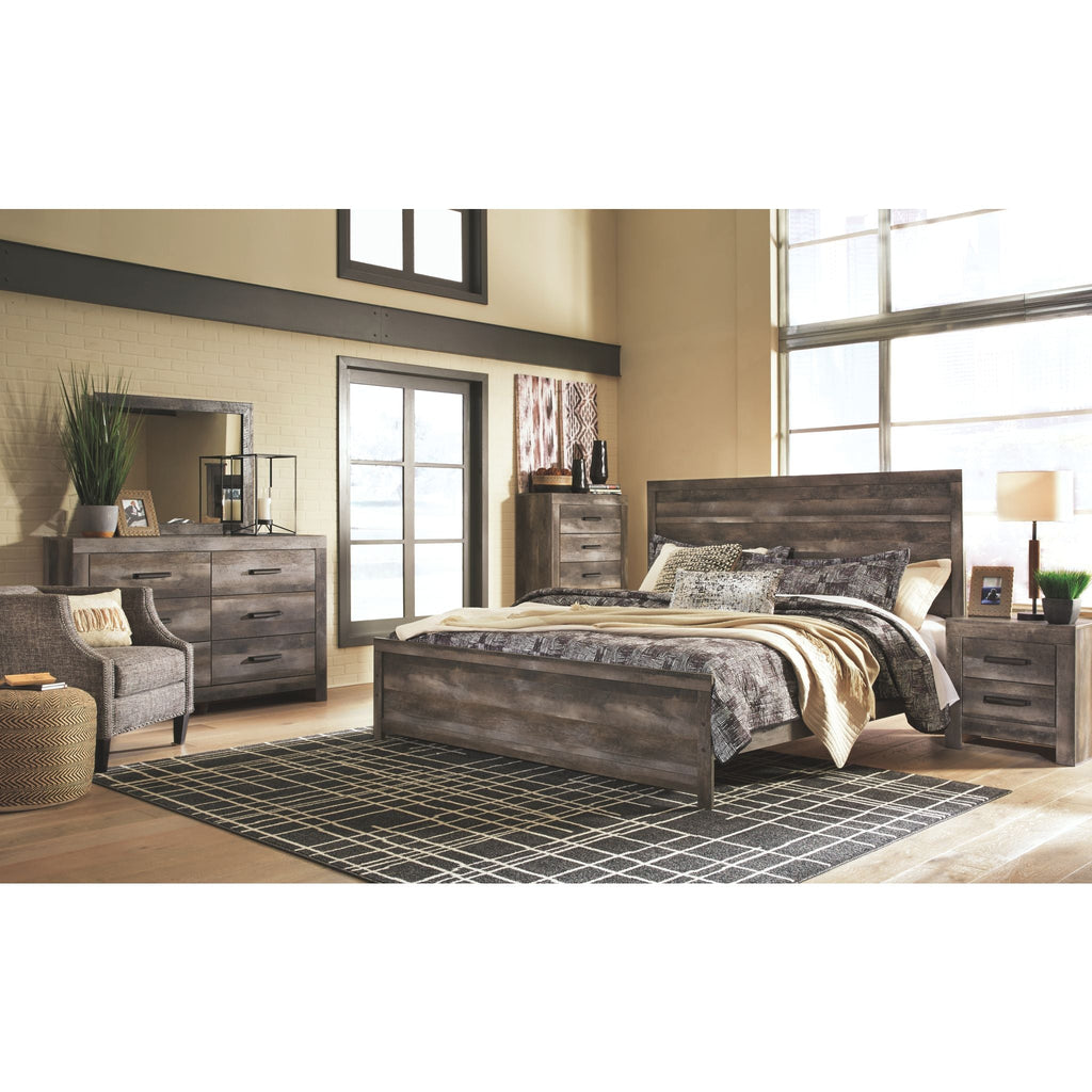 Wynnlow Panel Bed - Gray