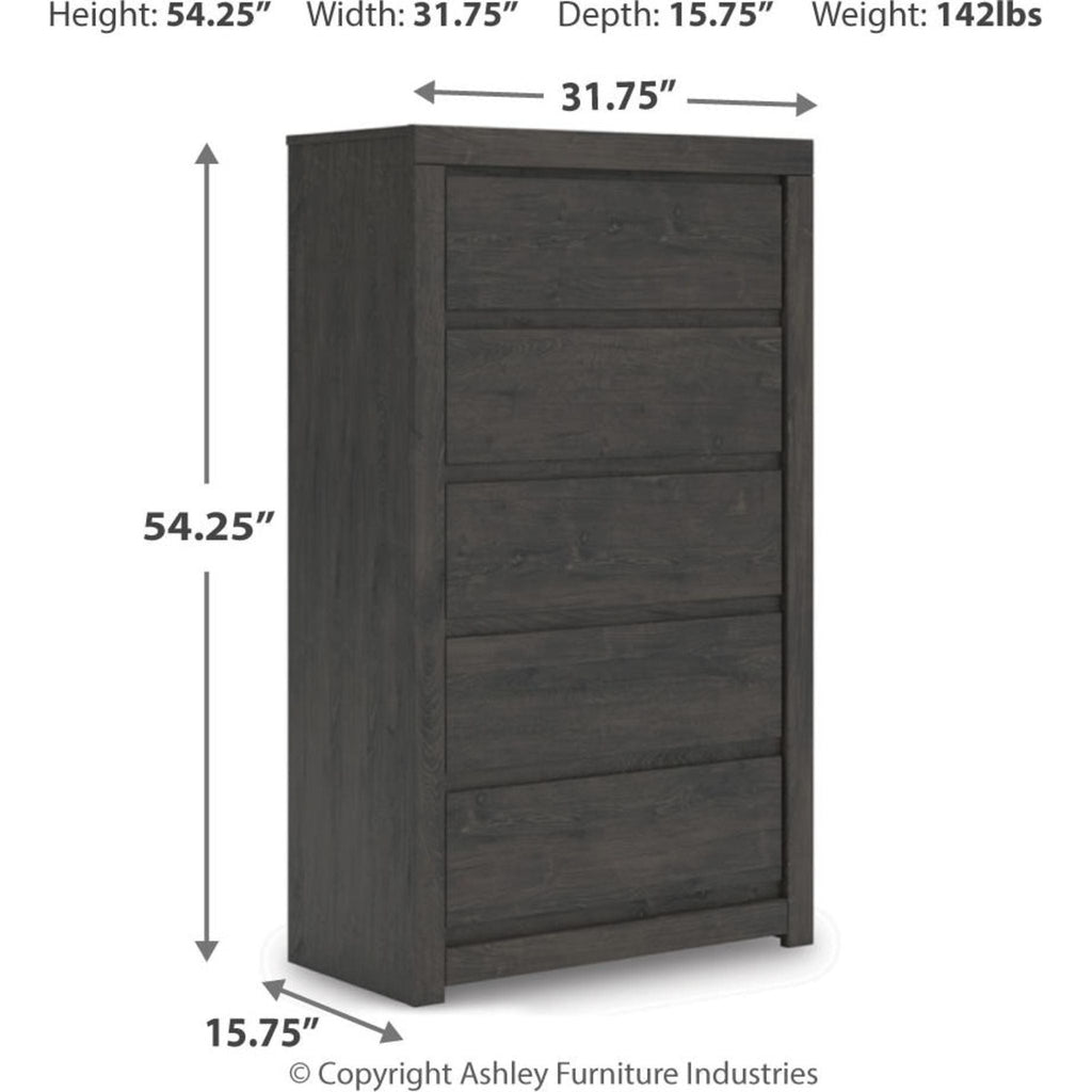 Fraluna Chest - Charcoal