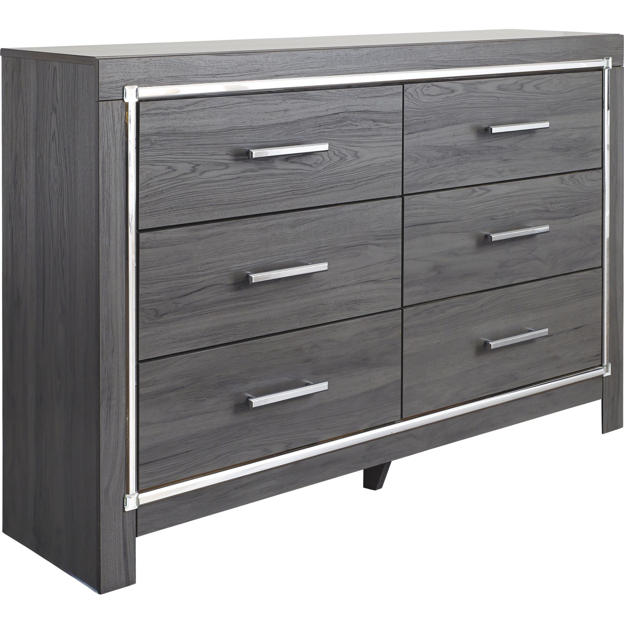 Lodanna Dresser and Mirror - Gray