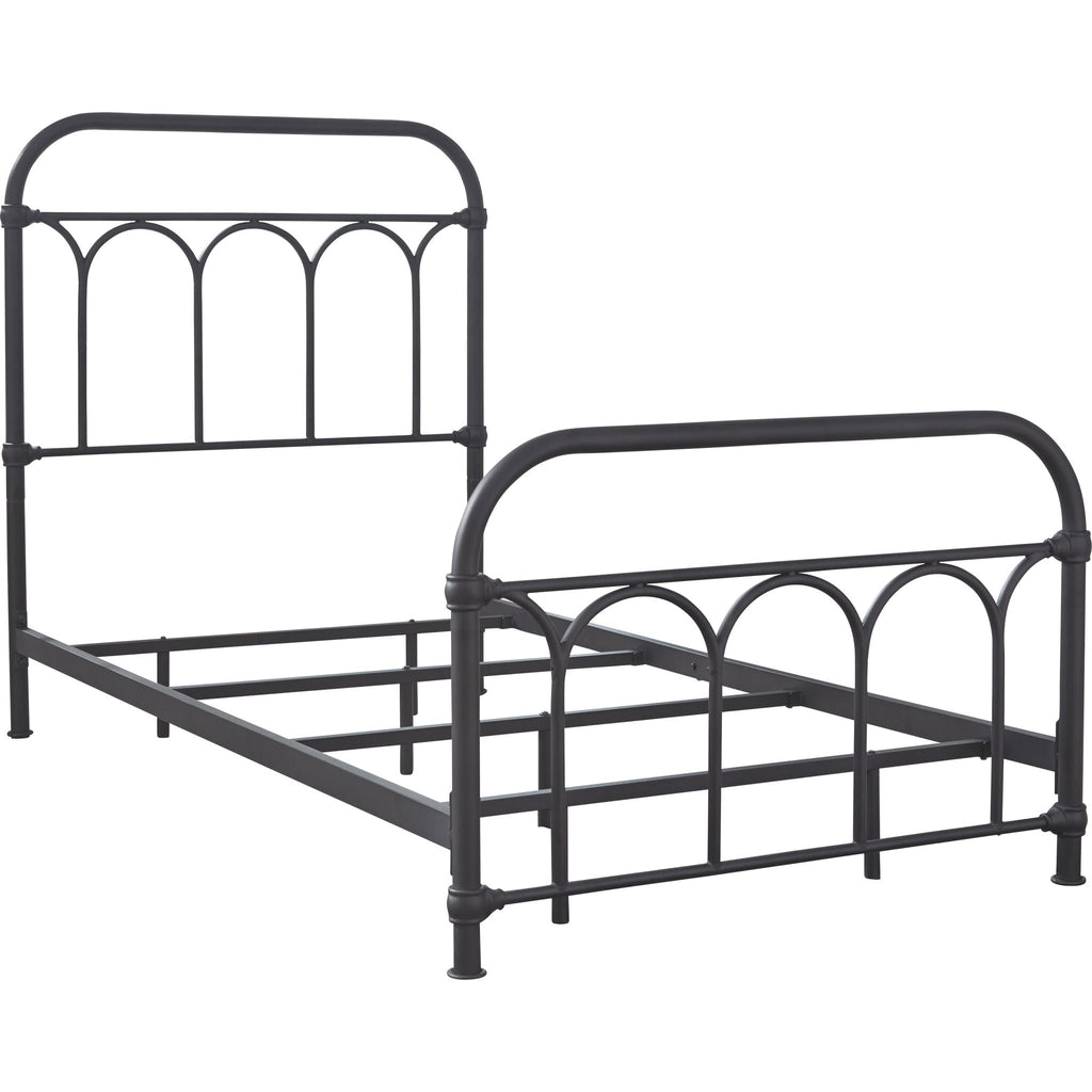 Nashburg Metal Bed - Black