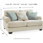 Monaghan Loveseat - Sandstone