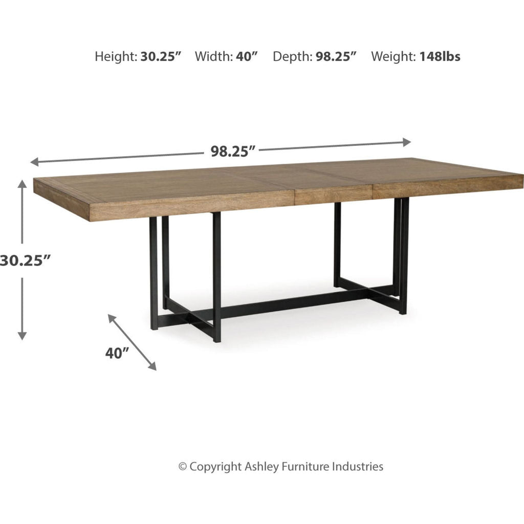 Tomtyn Dining Extension Table - Light Brown - (D622-35)