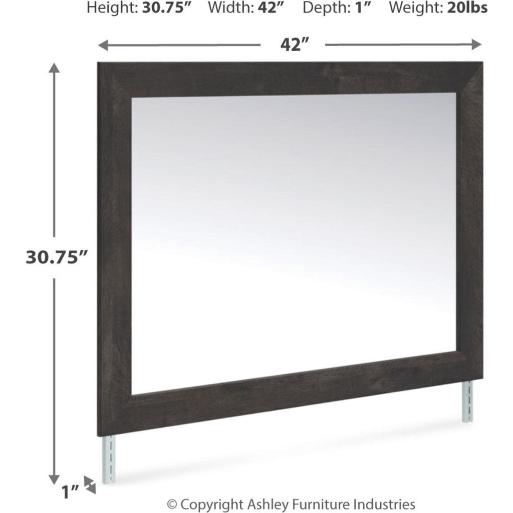 Hollivern Mirror - Dark Gray