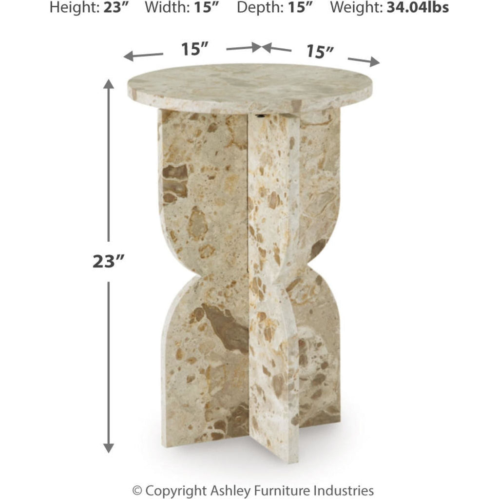 Treygan Accent Table - Beige