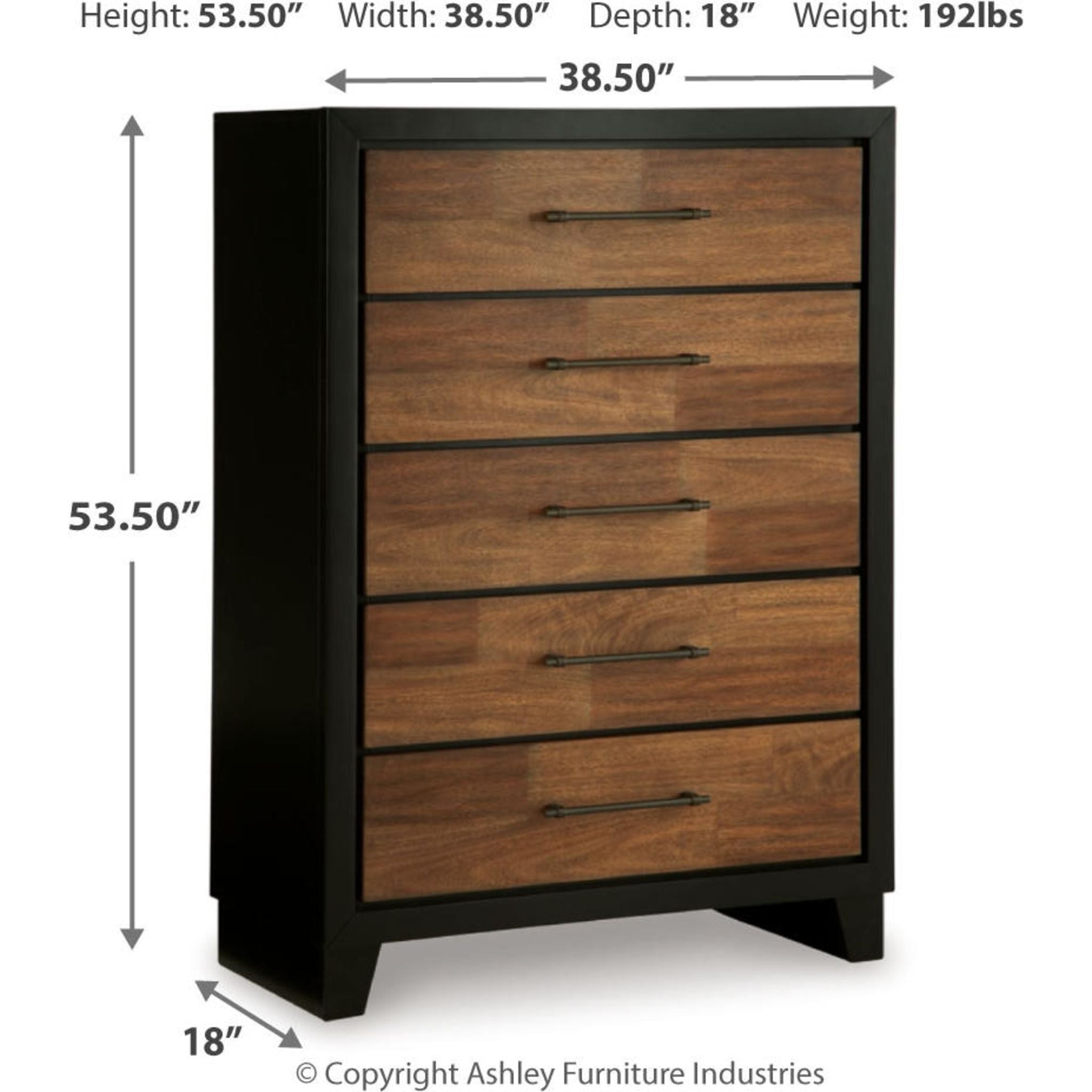 Kraeburn Chest - Brown/Black