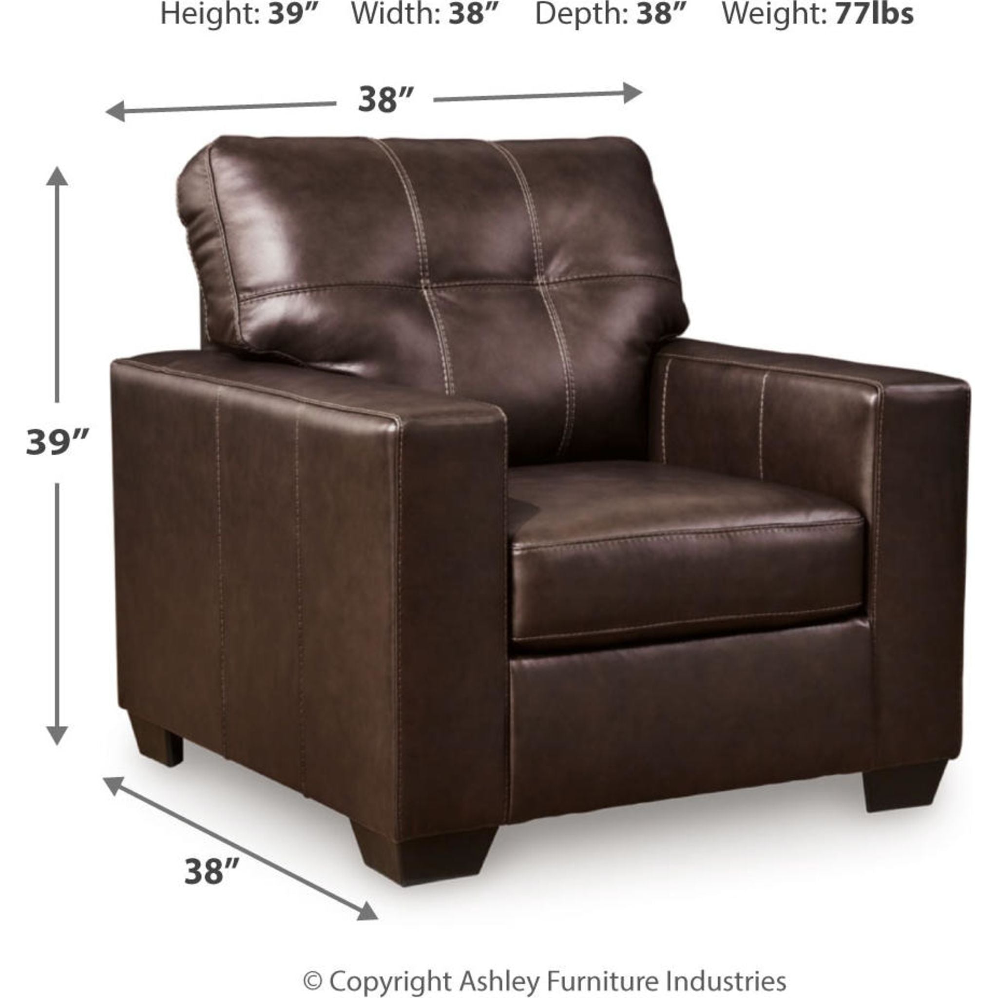 Santorine Chair - Dark Brown
