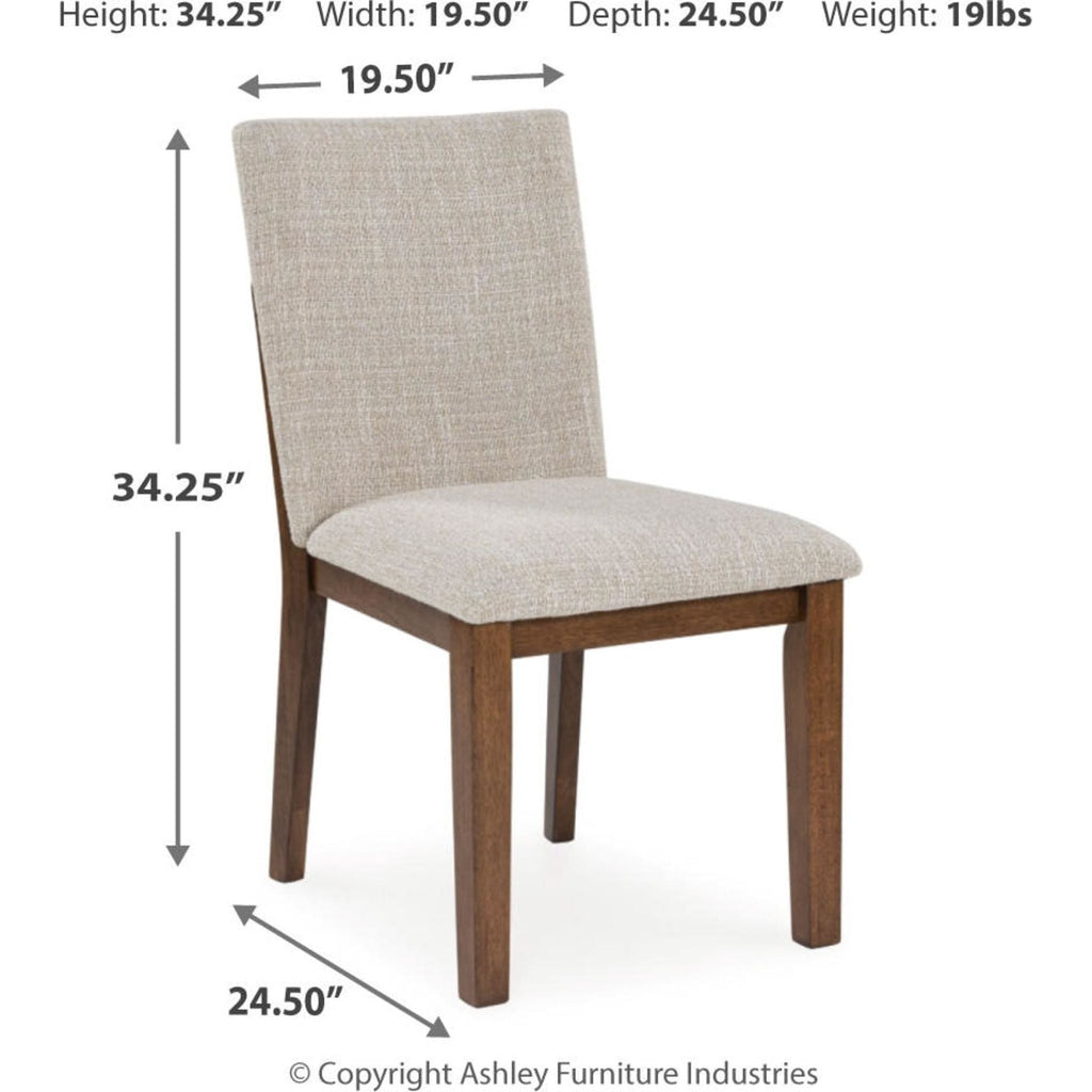 Kraeburn Dining Chair - Beige/Brown - (D496-01)