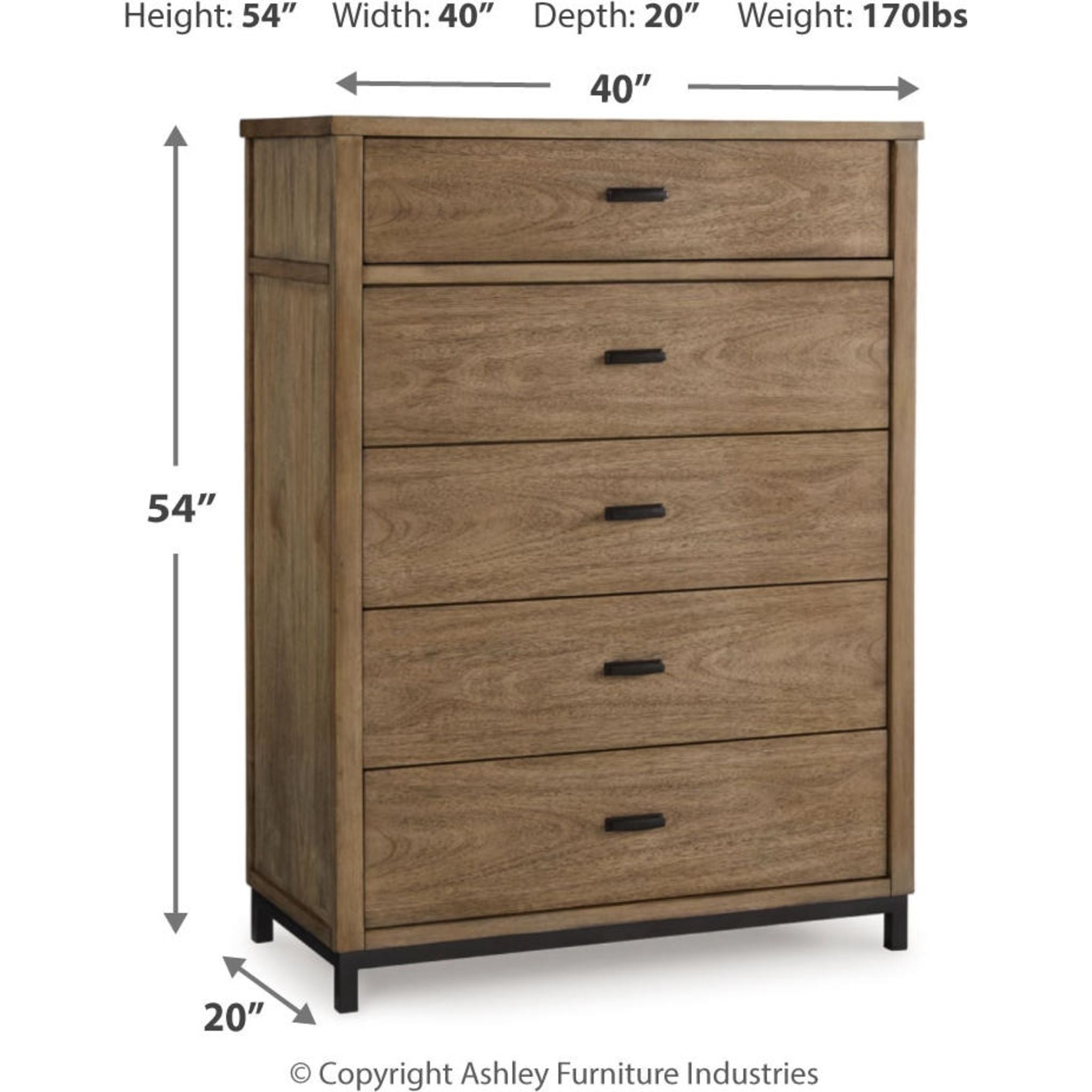 Tomtyn Chest - Light Brown