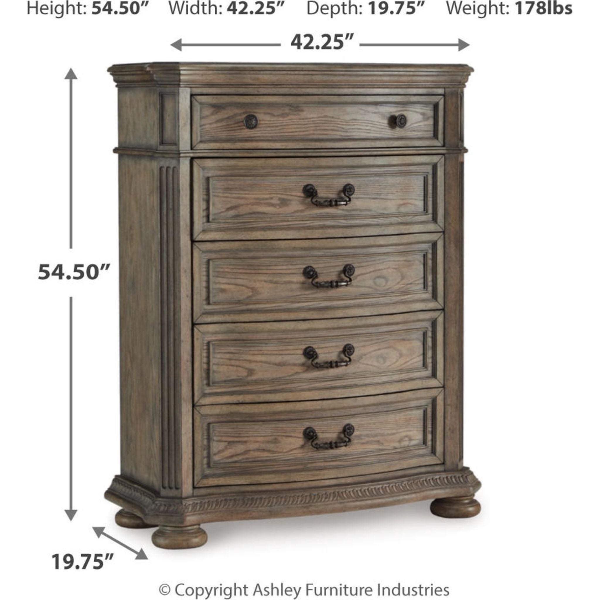 Ardenfield Chest - Light Brown