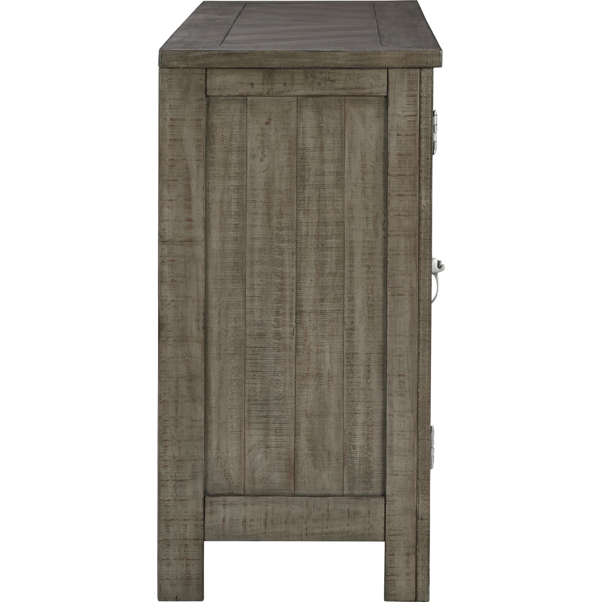 Krystanza Dining Server - Weathered Gray - (D766-60)