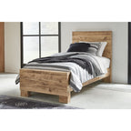 Hyanna Panel Bed - Tan Brown