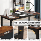 63 Modern Computer Desk for Home Office